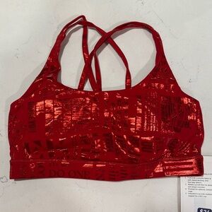 Lululemon Energy Bra Size 8 NWT Red